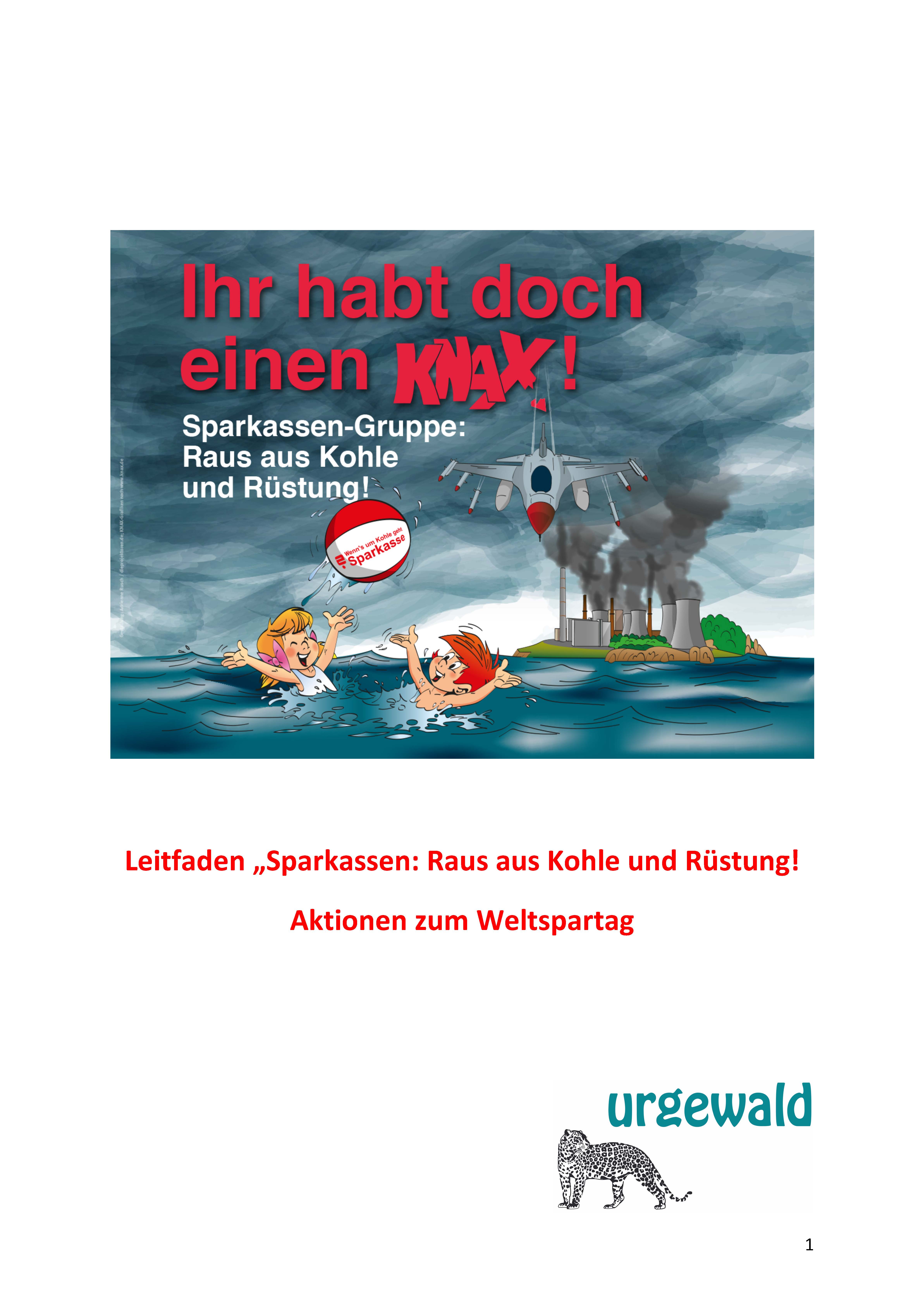 Weltspartag - Aktionsleitfaden