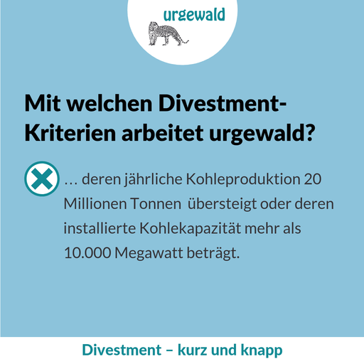 Mit welchen Divestment-Kriterien arbeitet urgewald?