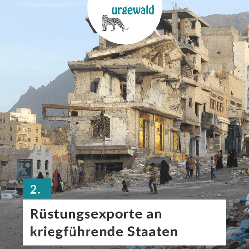 durch Krieg zerstörtes Haus im Jemen
