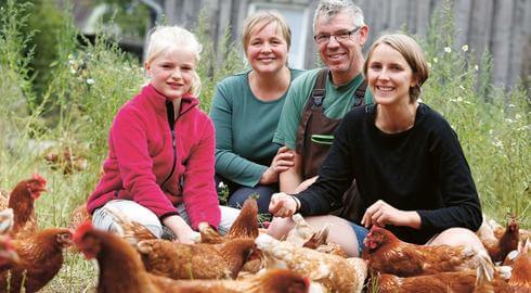 Die Familie Rotermund-Hemme betreibt einen Biohof in Brelingen bei Hannover.