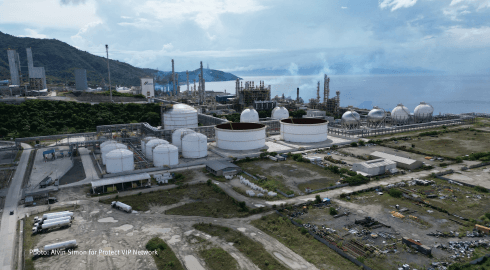 Im Bau befindliche Gasanlagen in der Verde Island Passage