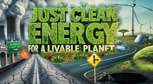 Just Clean Energy for a Livable Planet - World Bank Action Day 2024